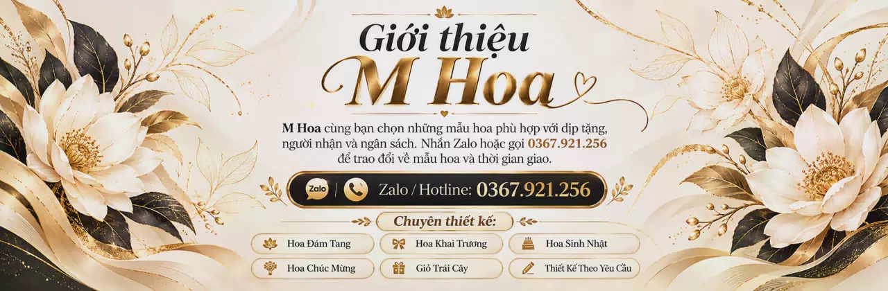 Ảnh bìa Shop hoa tươi Xã Đất Mới Cà Mau - Tư vấn hoa theo từng dịp